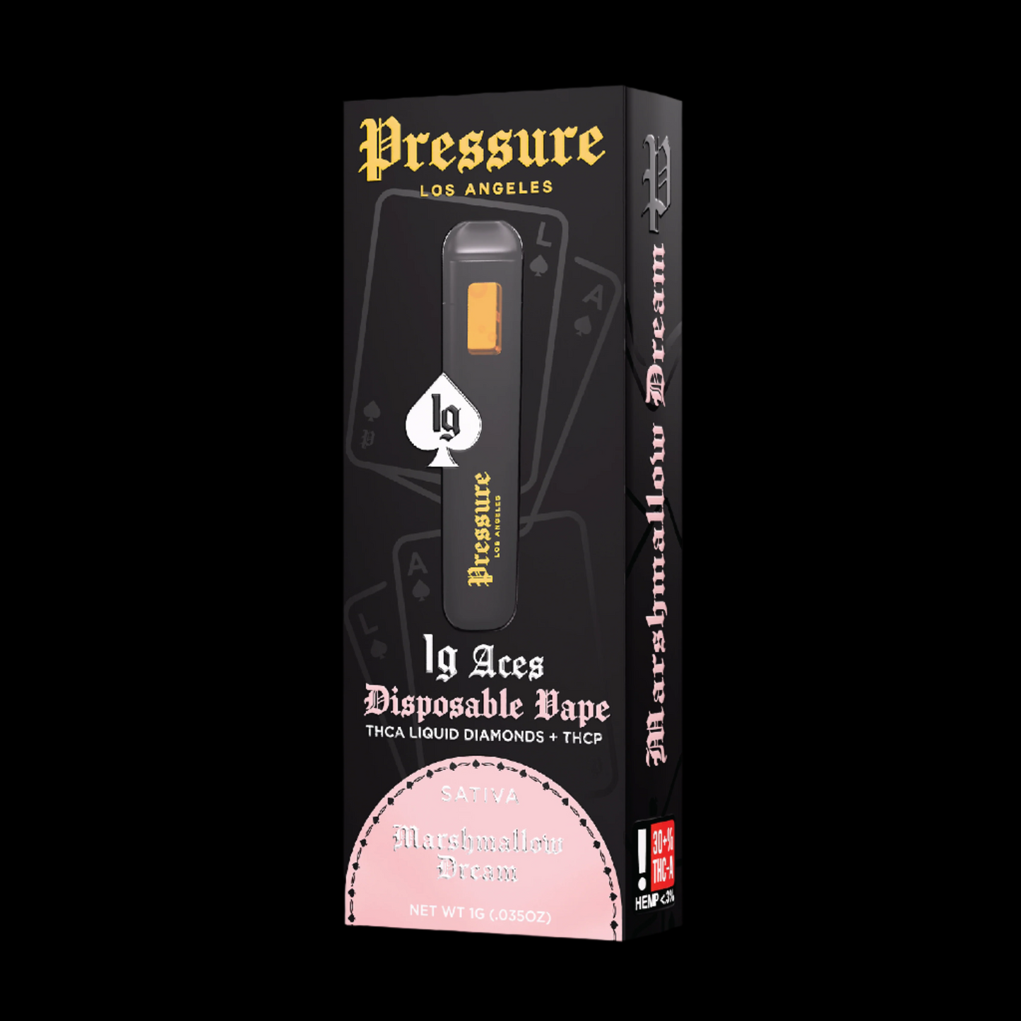 PRESSURE LA 1g THC-A LIQUID DIAMONDS ACES DISPOSABLE Pressure Los Angeles PRESSURE LA 1g THC-A LIQUID DIAMONDS ACES DISPOSABLE Pressure Los Angeles